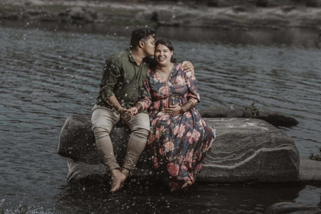 Couples Photography in Lake at Erode